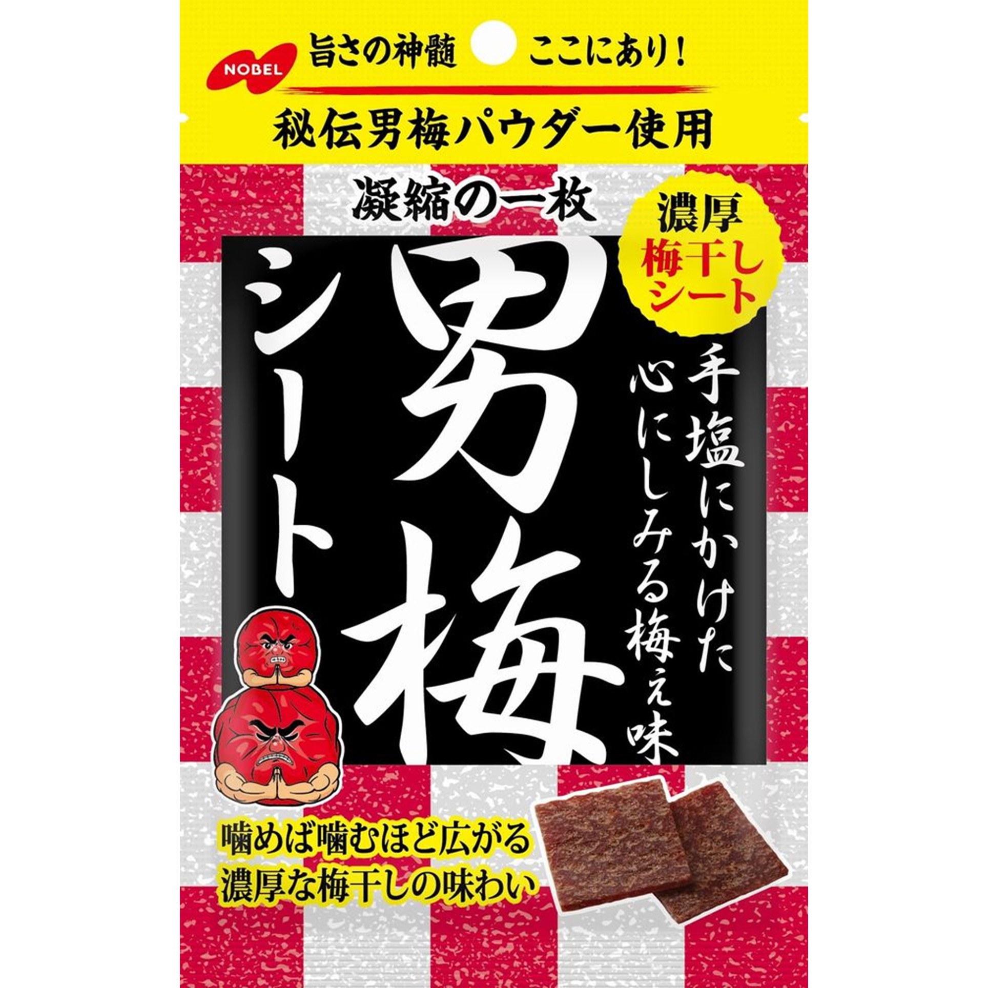 ノーベル製菓 男梅シート 27g (×6)|mvm-001-4902124071347-6 商品サムネイル