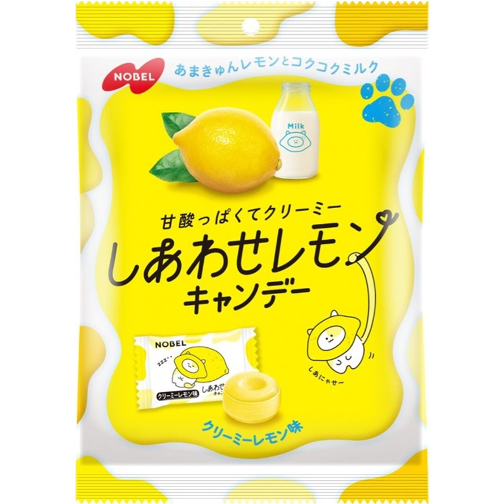 ノーベル しあわせレモンキャンデークリーミーレモン 70g(×6)|mvm-001-4902124682123-6 商品サムネイル