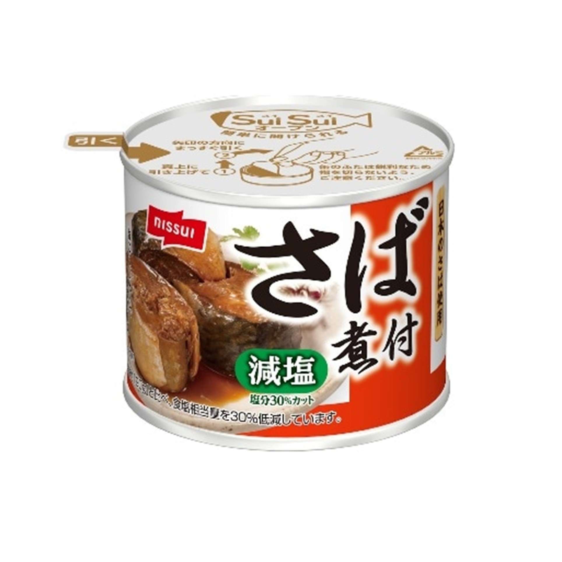 スルッとふた さば味付 減塩30% 190g(×12)|mvm-4902150125649-005-12 商品サムネイル