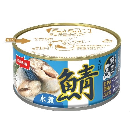 ニッスイ うまい鯖匠さば水煮 180g (×6)|mvm-5-4902150131084-6 商品サムネイル