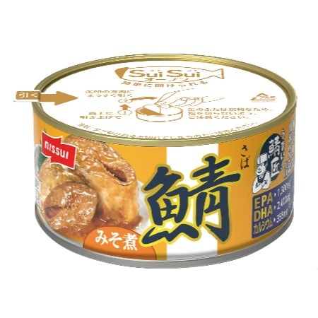 ニッスイ うまい鯖匠 さばみそ煮 180g (×12)|mvm-5-4902150131091-12 商品サムネイル
