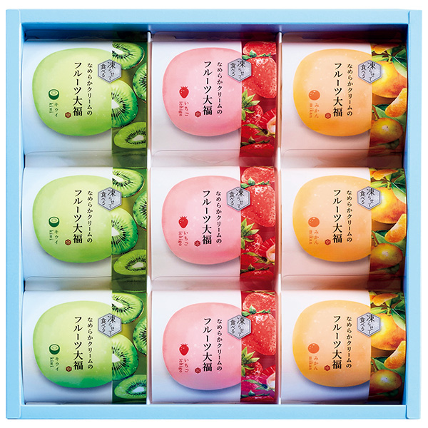 ☆[ひととえ]凍らせて食べるなめらかクリームのフルーツ大福【009065】 商品サムネイル