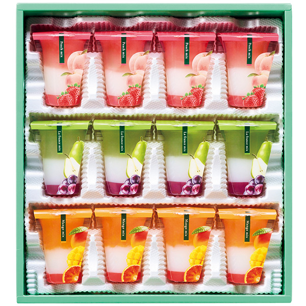 ☆[ひととえ]3層デザート ジュレパフェ ～国産フルーツ入り～【008011】 商品サムネイル