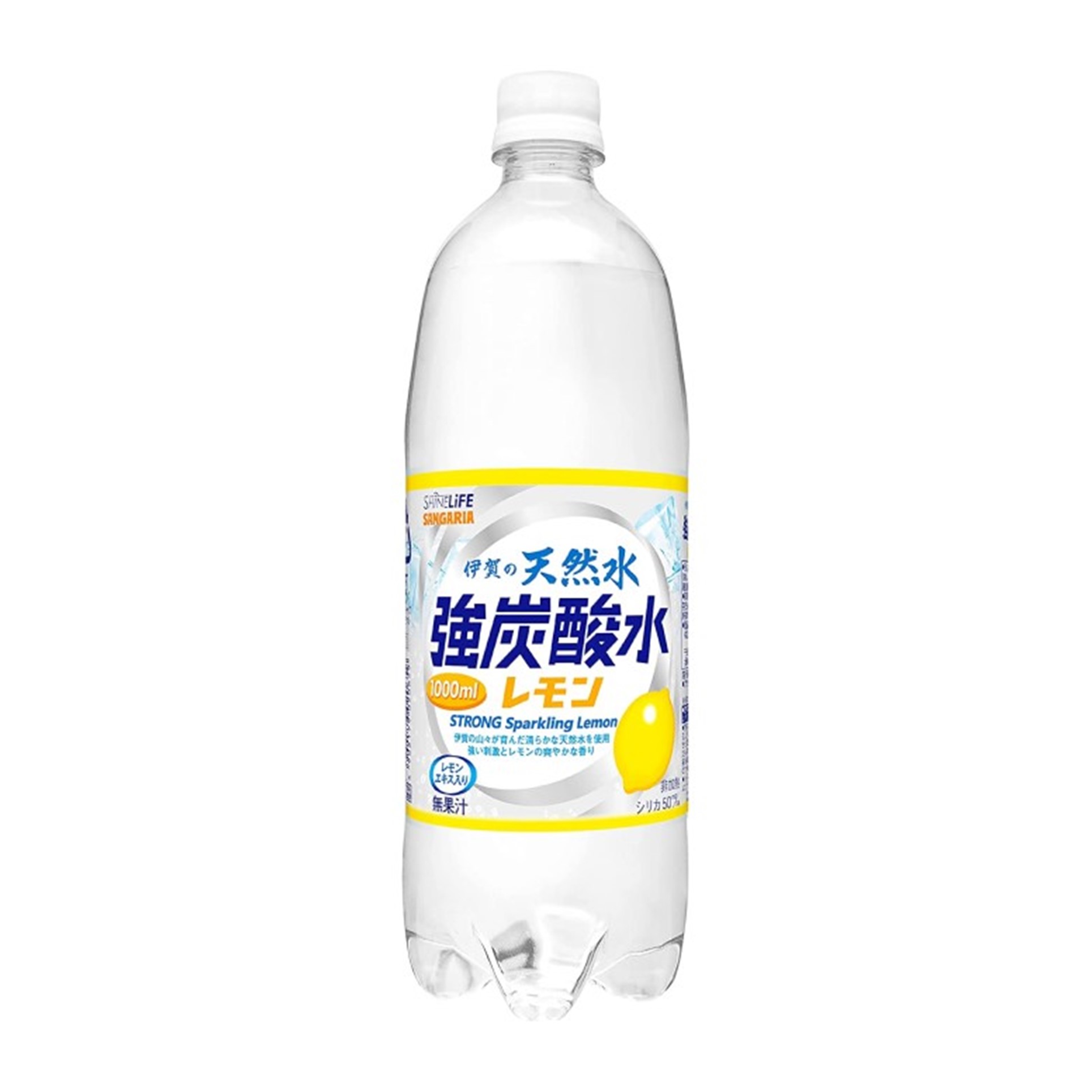 日本サンガリア伊賀の天然水　強炭酸水レモン　１０００ｍｌ　(×12)|mvm-074-4902179019783-12 商品サムネイル