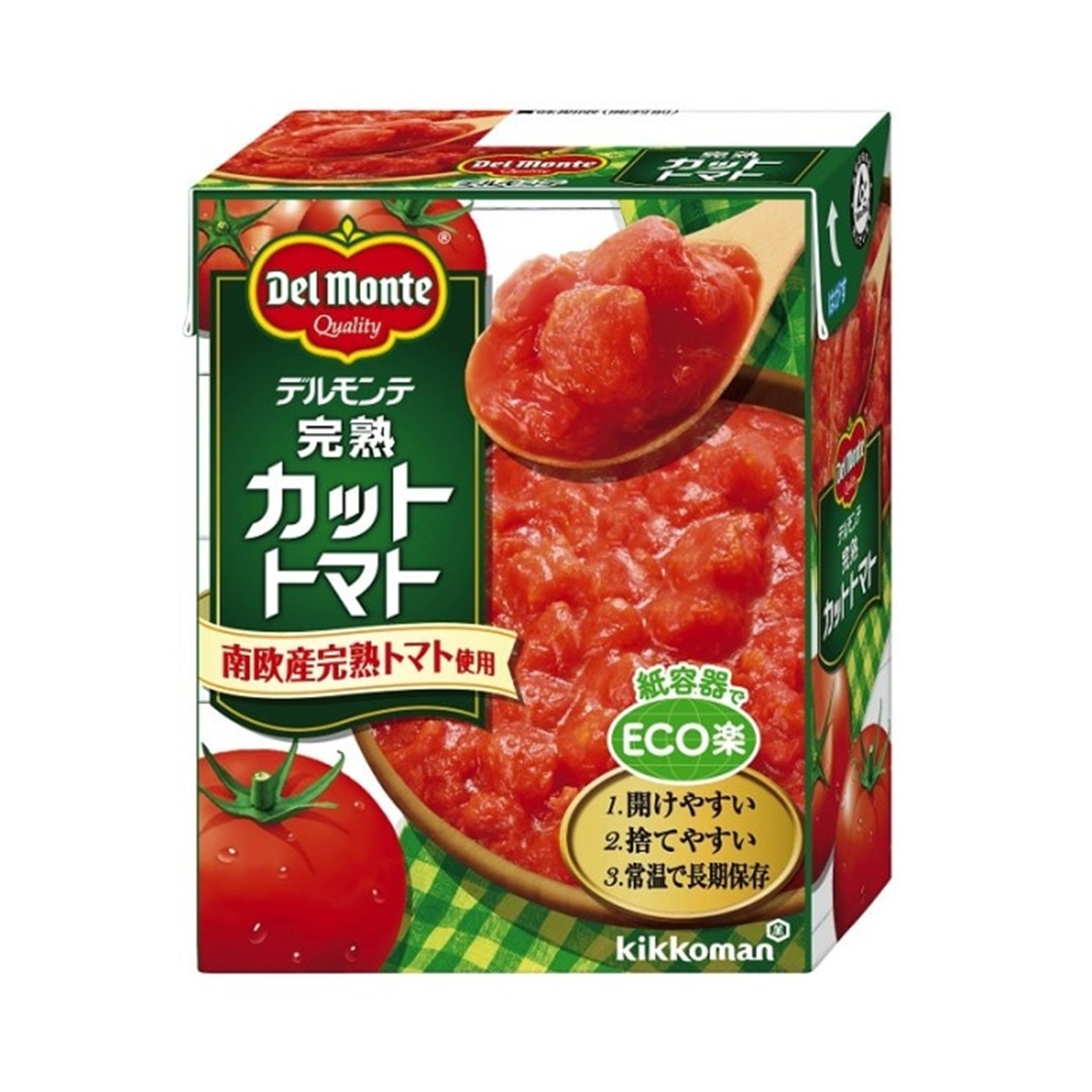 DEL完熟カットトマト紙パック 388g(×12)|mvm-4902204436509-003-12 商品サムネイル