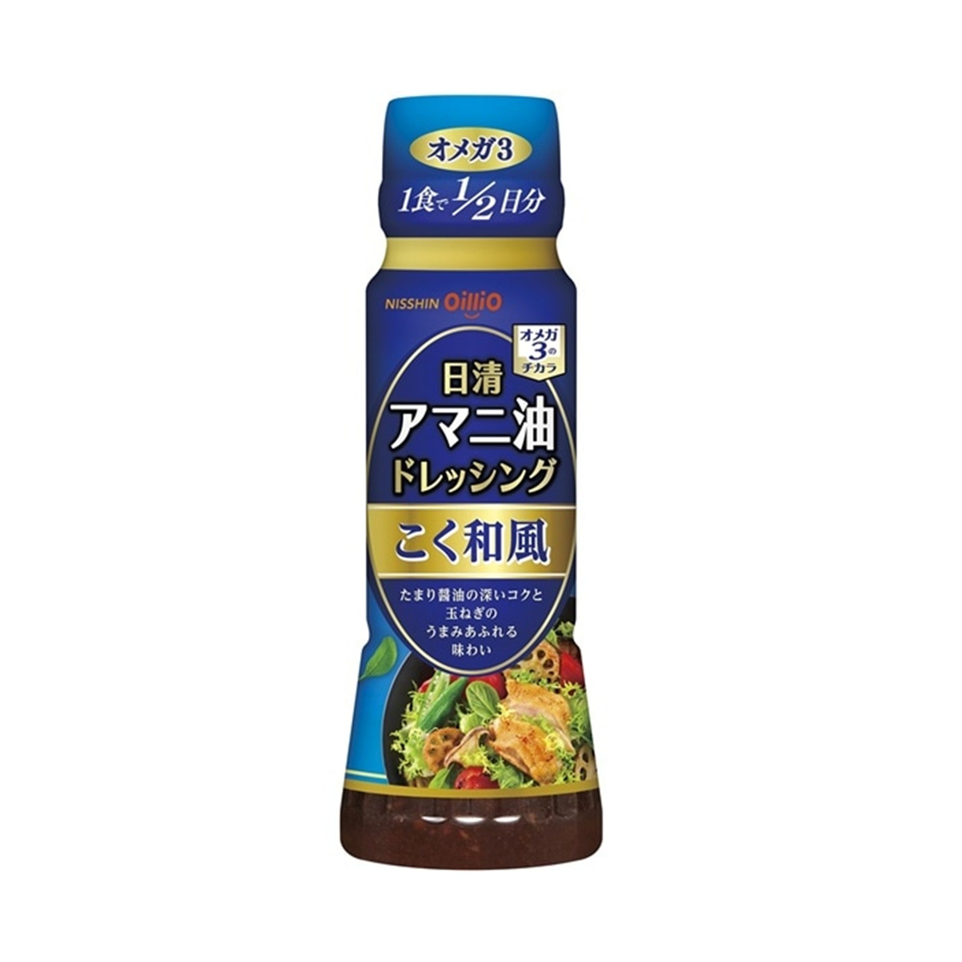 日清アマニ油ドレコク和風 160ml(×12)|mvm-4902380198390-003-12 商品サムネイル