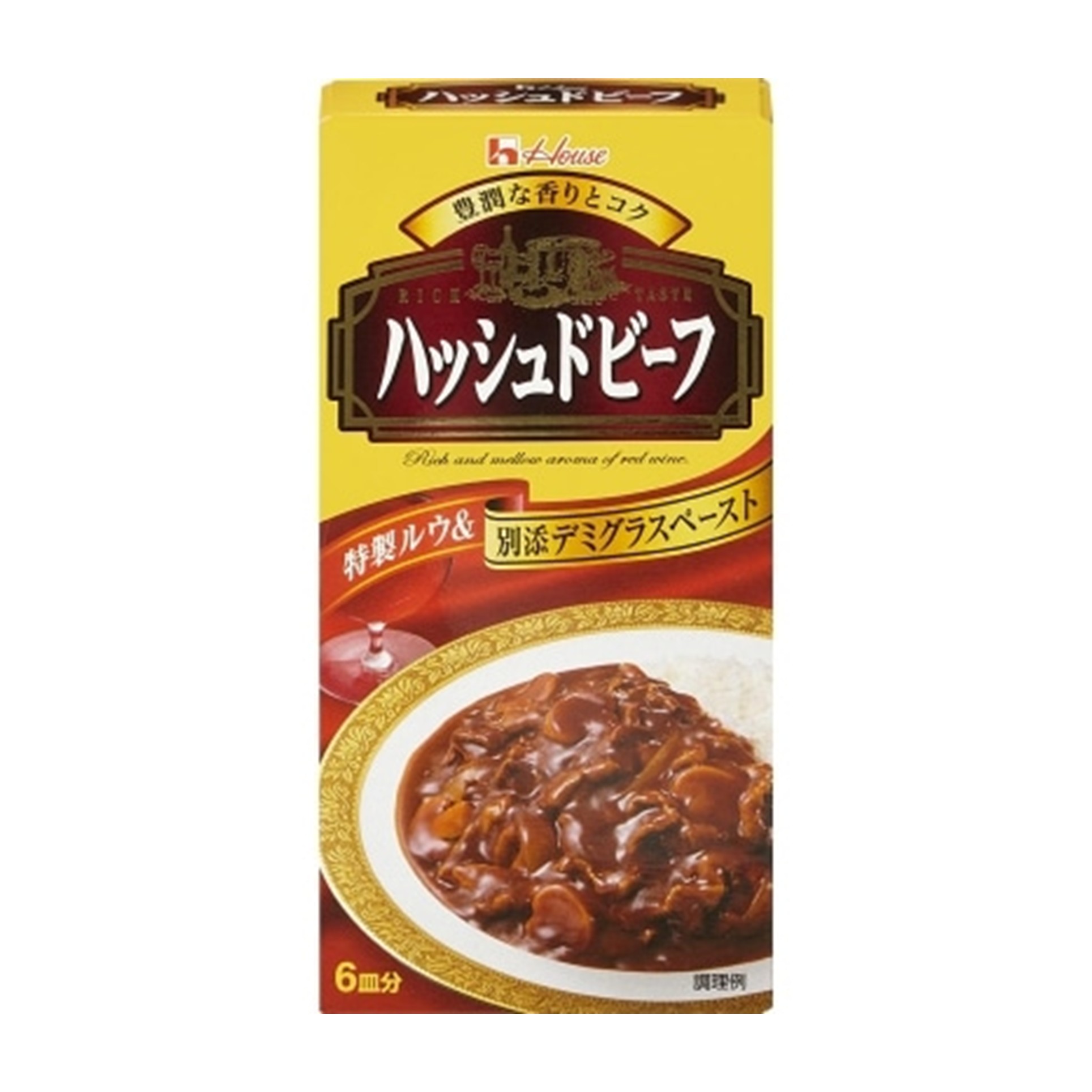 ハウス ハッシュドビーフハヤシ 125g (×10)|mvm-003-4902402263266-10 商品サムネイル
