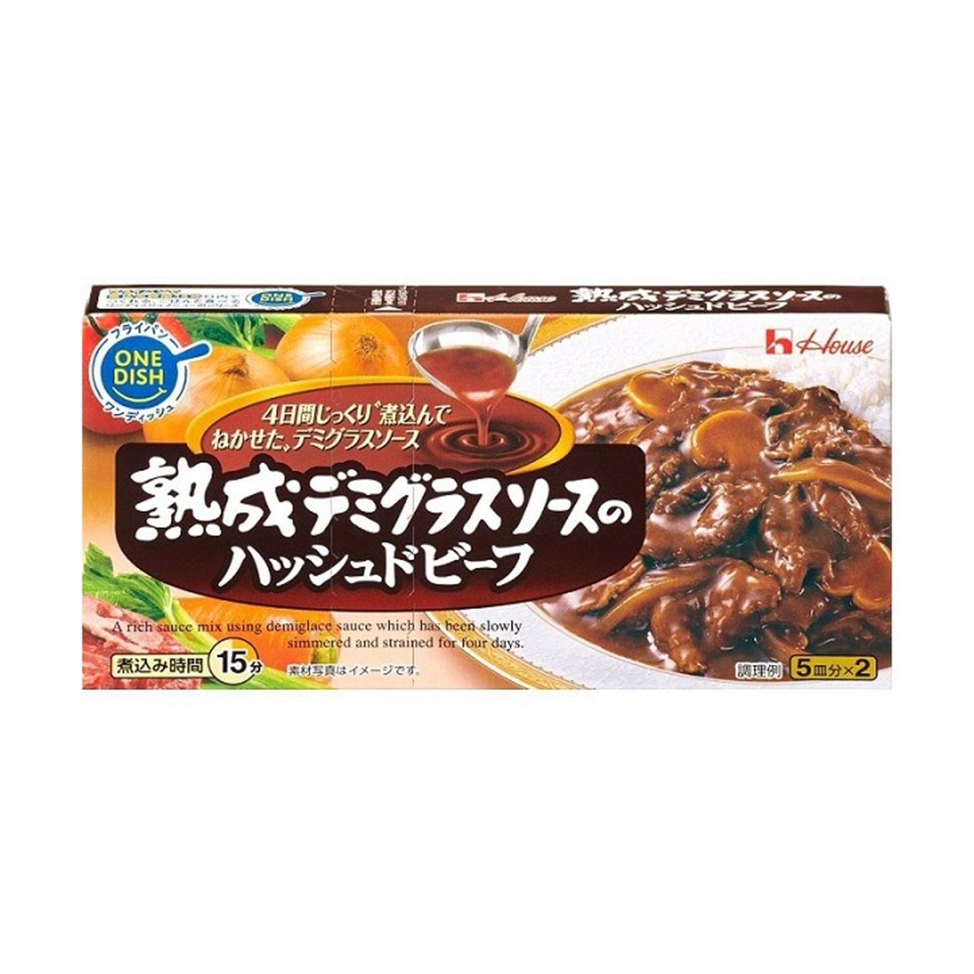 ハウス 熟成デミグラスソースのハッシュドビーフ 160g (×10)|mvm-003-4902402853726-10 商品サムネイル