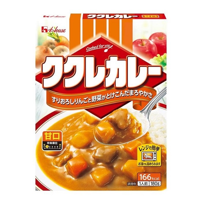ククレカレー甘口 180g (×10)|mvm-5-4902402866344-10 商品サムネイル