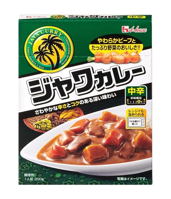レトルトジャワカレー中辛　２００ｇ (×10)|mvm-5-4902402889855-10 商品サムネイル