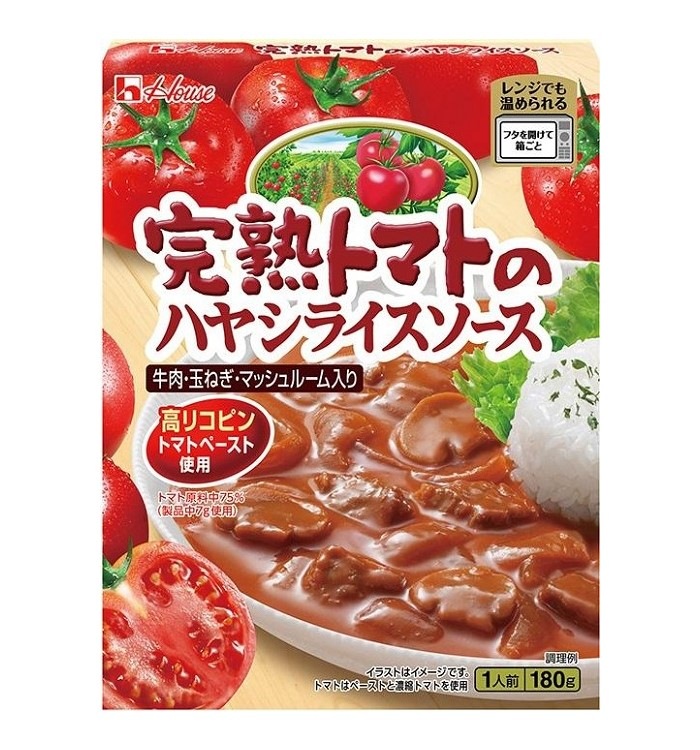 レトルト完熟トマトのハヤシライス　１８０ｇ (×10)|mvm-5-4902402889886-10 商品サムネイル