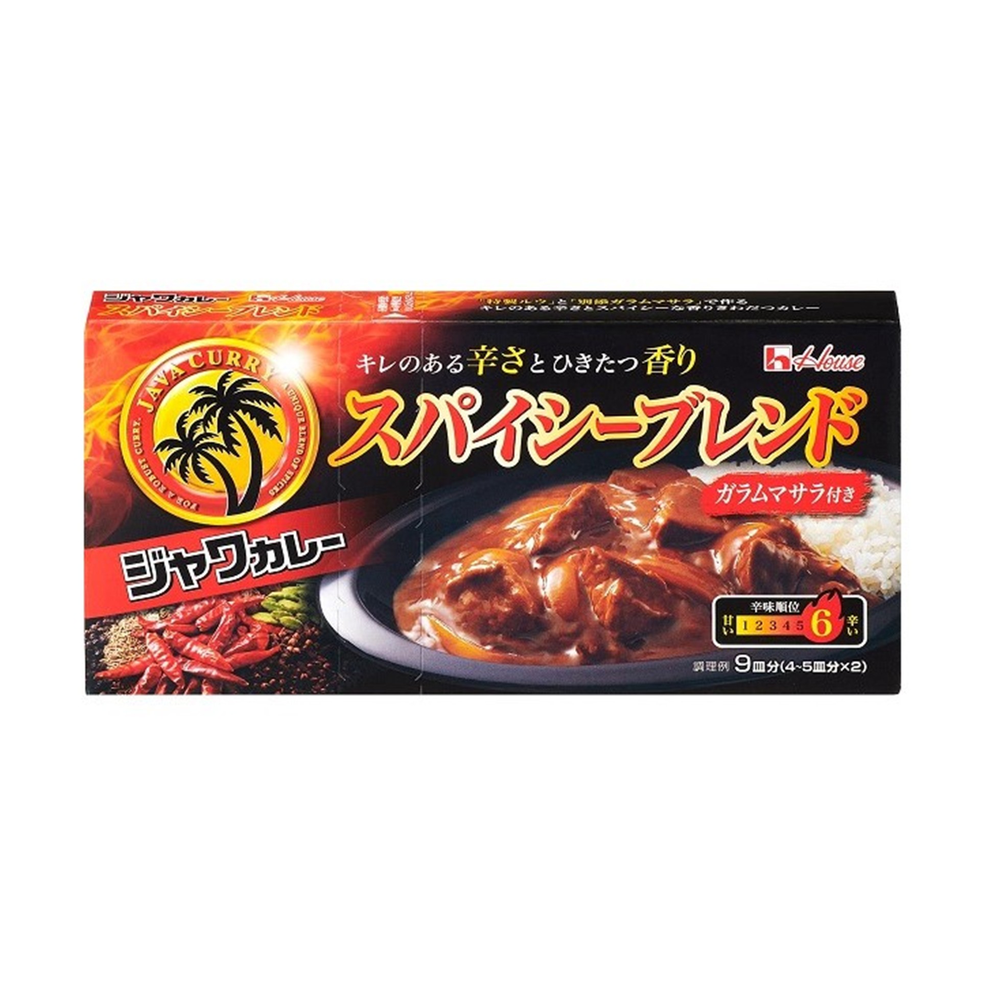 ハウス ジャワカレー スパイシーブレンド 191g (×10)|mvm-003-4902402895900-10 商品サムネイル