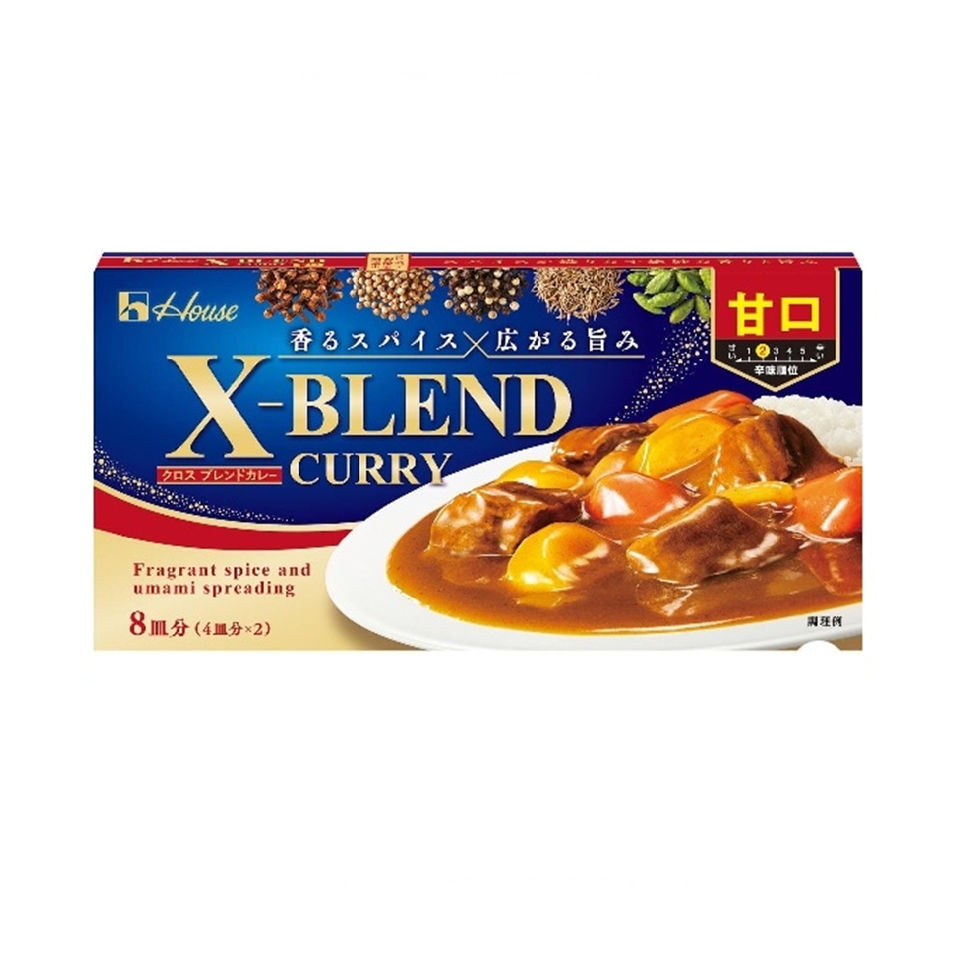 クロスブレンドカレー 甘口 140g(×10)|mvm-4902402911549-003-10 商品サムネイル