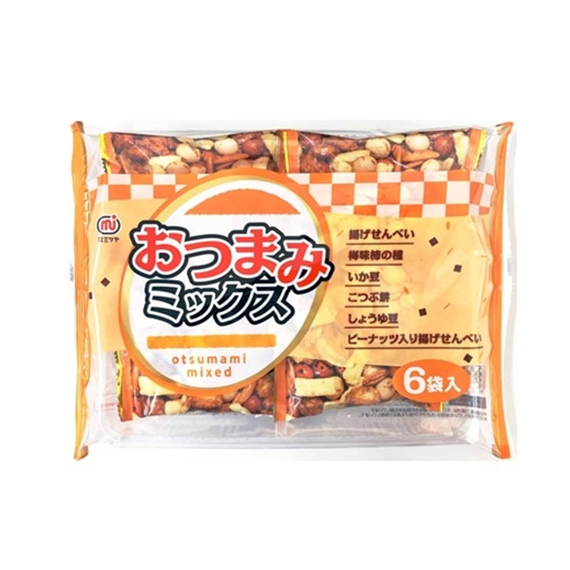 おつまみミックス６Ｐ 168g(×10)|mvm-4902483040985-001-10 商品サムネイル