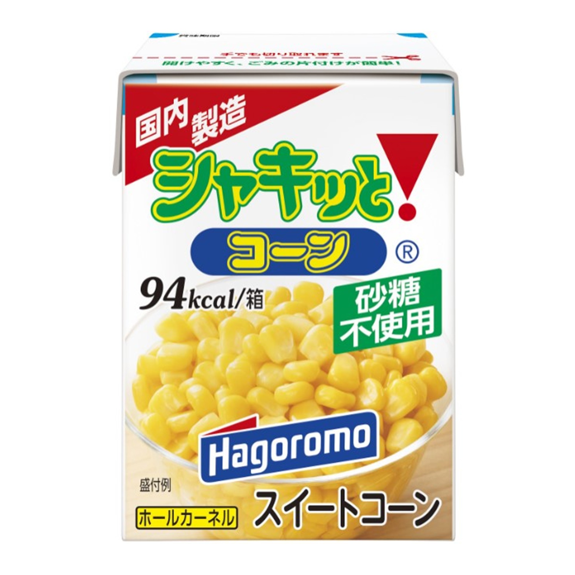 シャキッとコーン紙パック 190g (×24)|mvm-5-4902560241533-24 商品サムネイル
