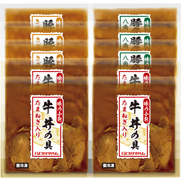 ☆【早得】味の小包 牛丼・豚丼・豚角煮丼の具 【085074】 商品画像(1)