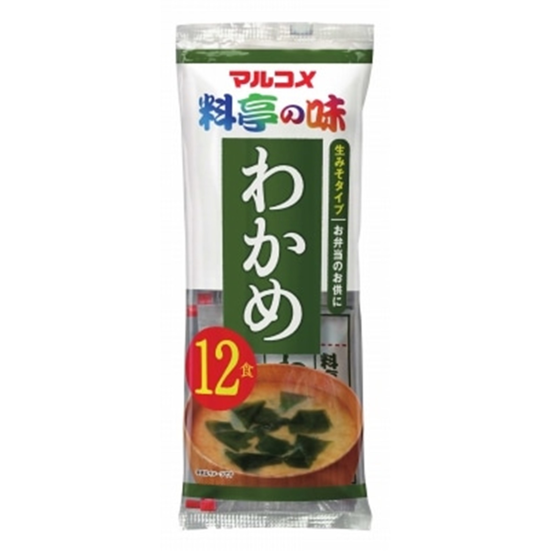 即席生みそ汁 料亭の味 わかめ 12食 18g×12P (×12)|mvm-5-4902713118613-12 商品サムネイル