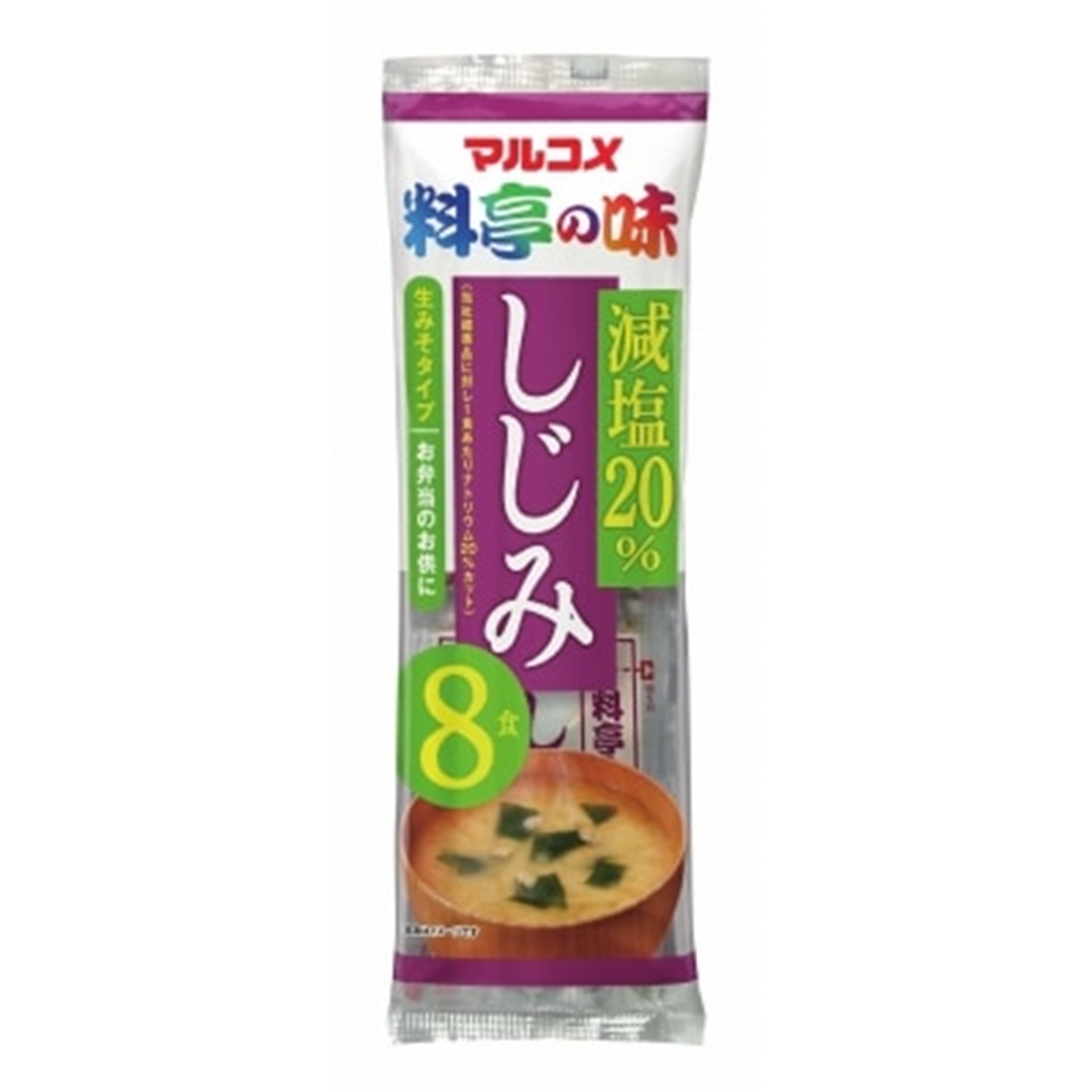 即席生みそ汁 料亭の味 減塩しじみ 15g×8P (×12)|mvm-5-4902713126847-12 商品サムネイル
