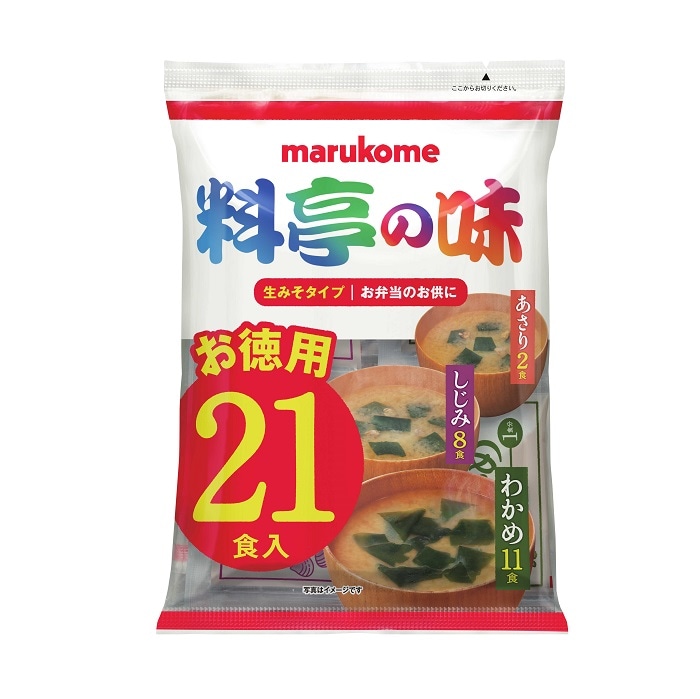 即席生みそ汁 お徳用 21食 388g (×5)|mvm-5-4902713126984-5 商品サムネイル