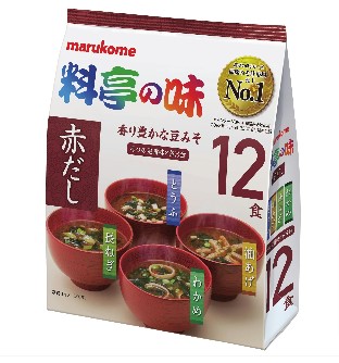 徳用 料亭の味みそ汁 赤だし 195g (×12)|mvm-5-4902713127295-12 商品サムネイル