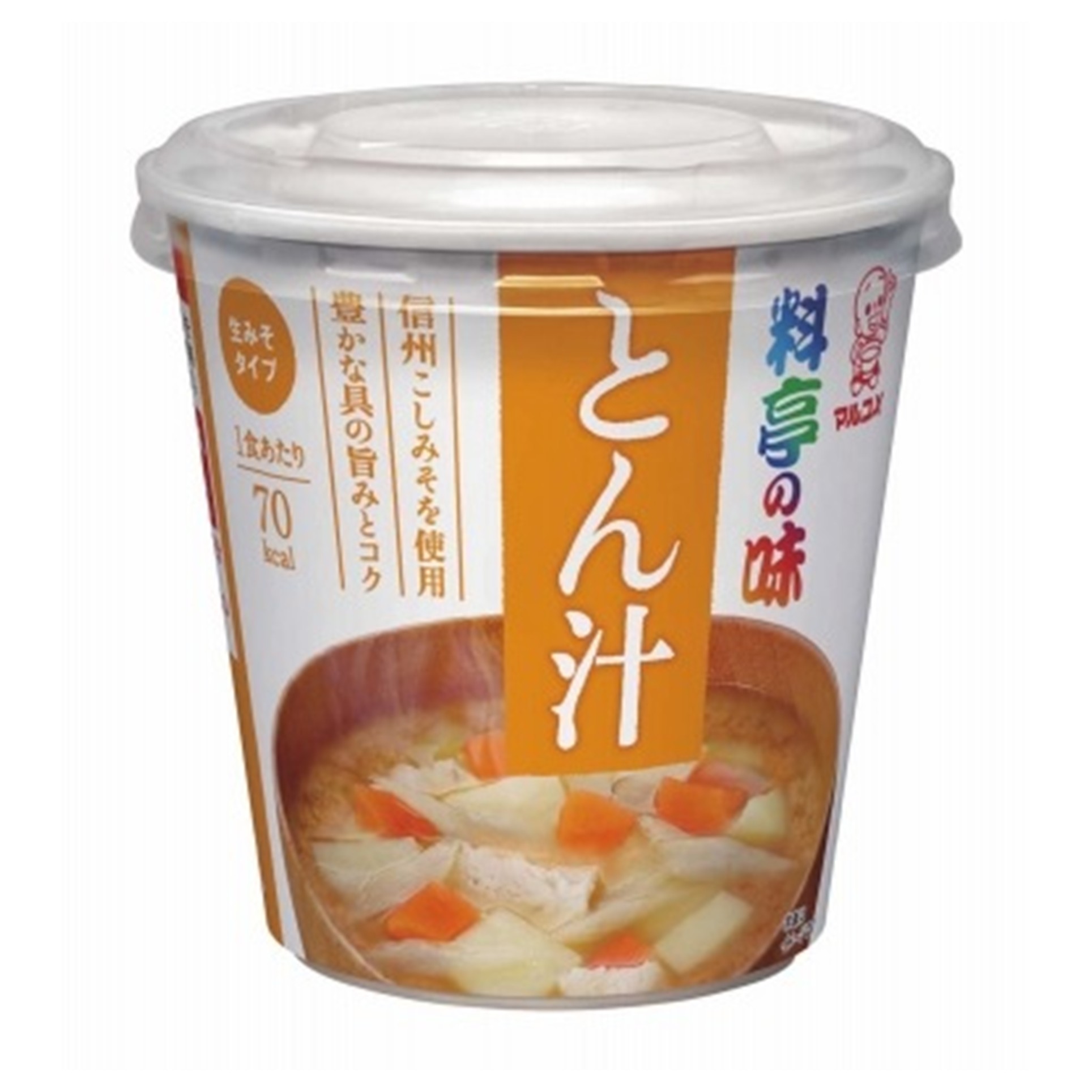 カップ料亭の味 とん汁 61g (×6)|mvm-5-4902713128155-6 商品サムネイル