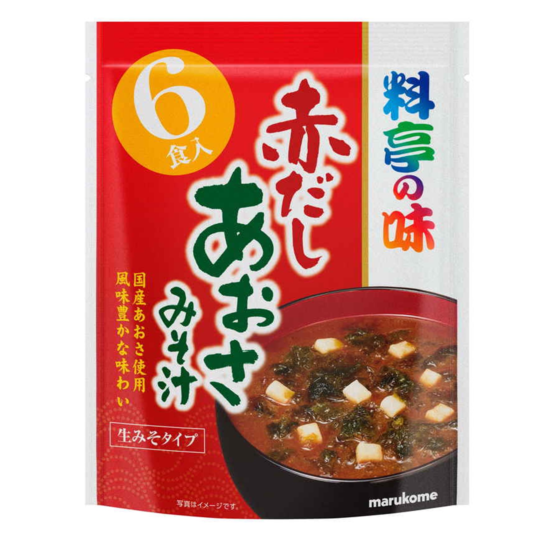 徳用 料亭の味 赤だしあおさ 6食 17g×6P (×7)|mvm-5-4902713133098-7 商品サムネイル