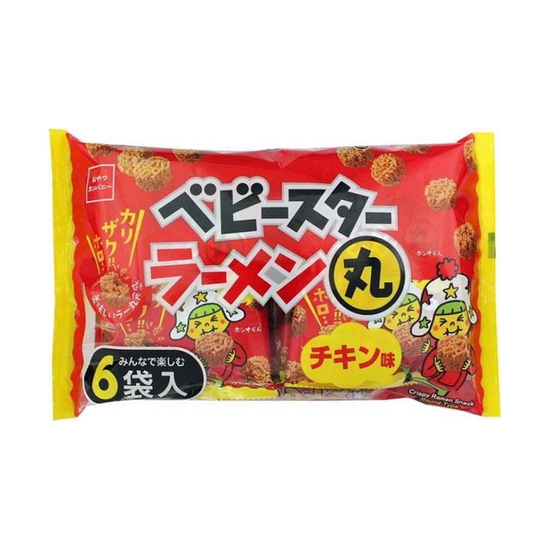 おやつラーメン丸チキン６袋入 132g(×15)|mvm-4902775072540-001-15 商品サムネイル