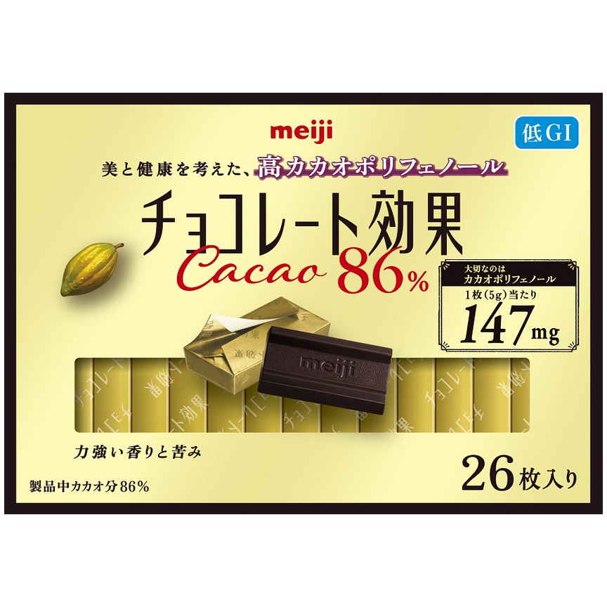 明治 チョコ効果８６％ＢＯＸ　２６枚入　(×6)|mvm-001-4902777026398-6 商品サムネイル