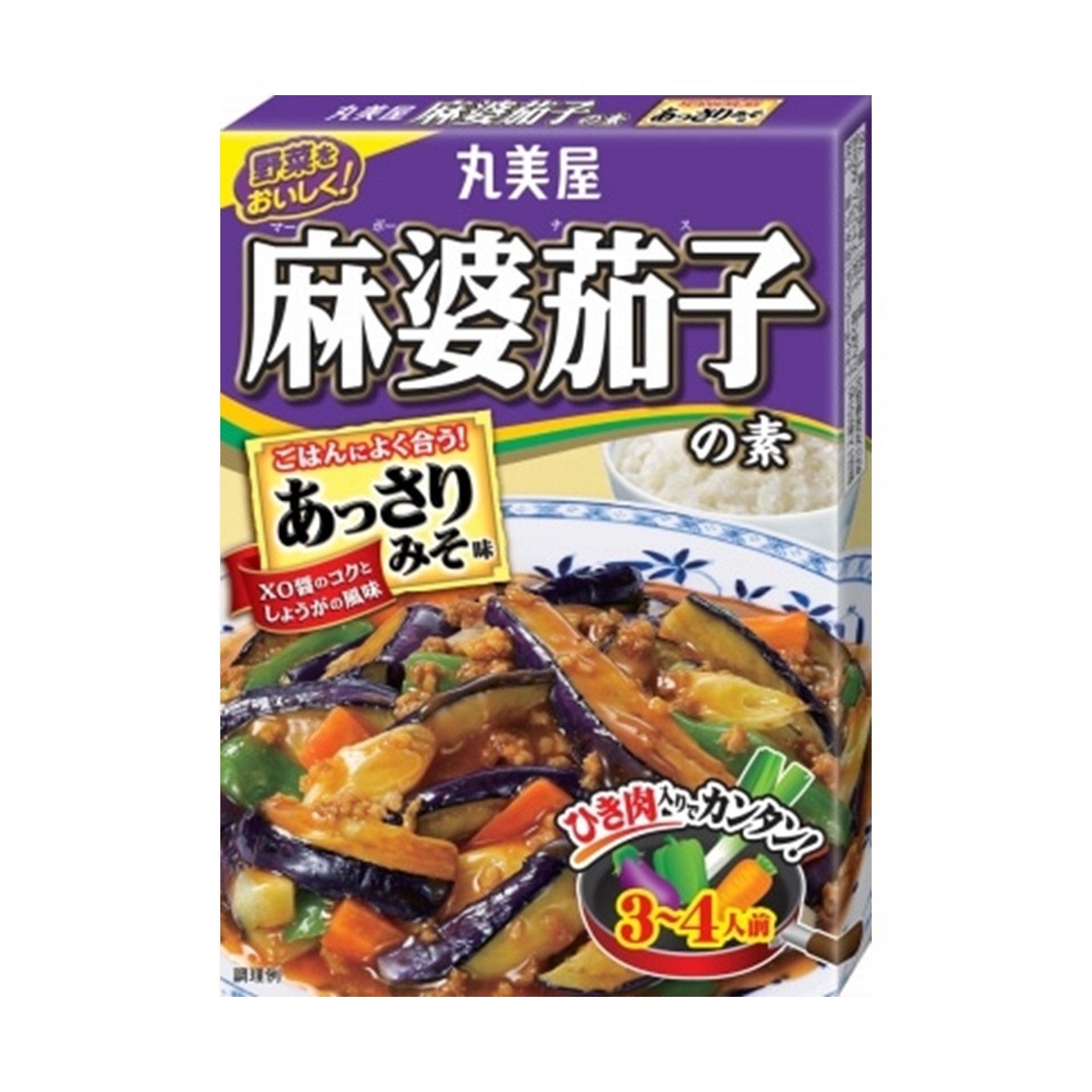 丸美屋 麻婆茄子 あっさりみそ味 180g (×10)|mvm-003-4902820021912-10 商品サムネイル