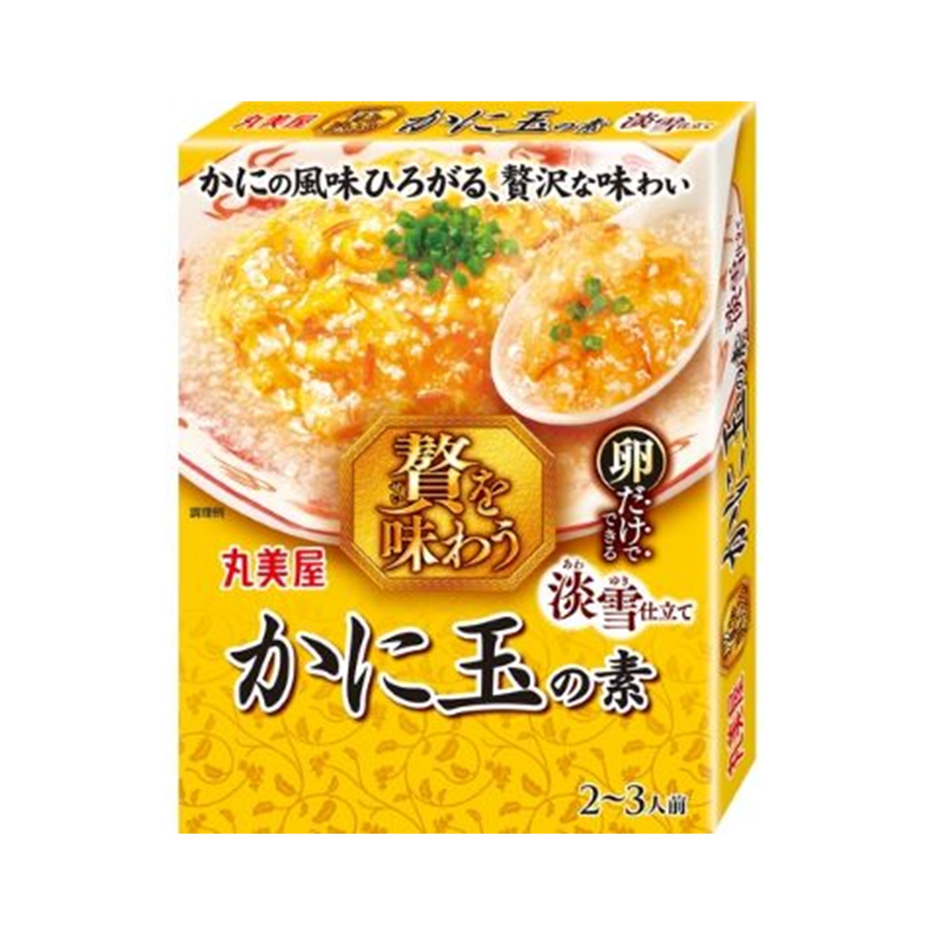 丸美屋 贅を味わうかに玉の素 淡雪仕立て 166.7g (×8)|mvm-003-4902820208757-8 商品サムネイル