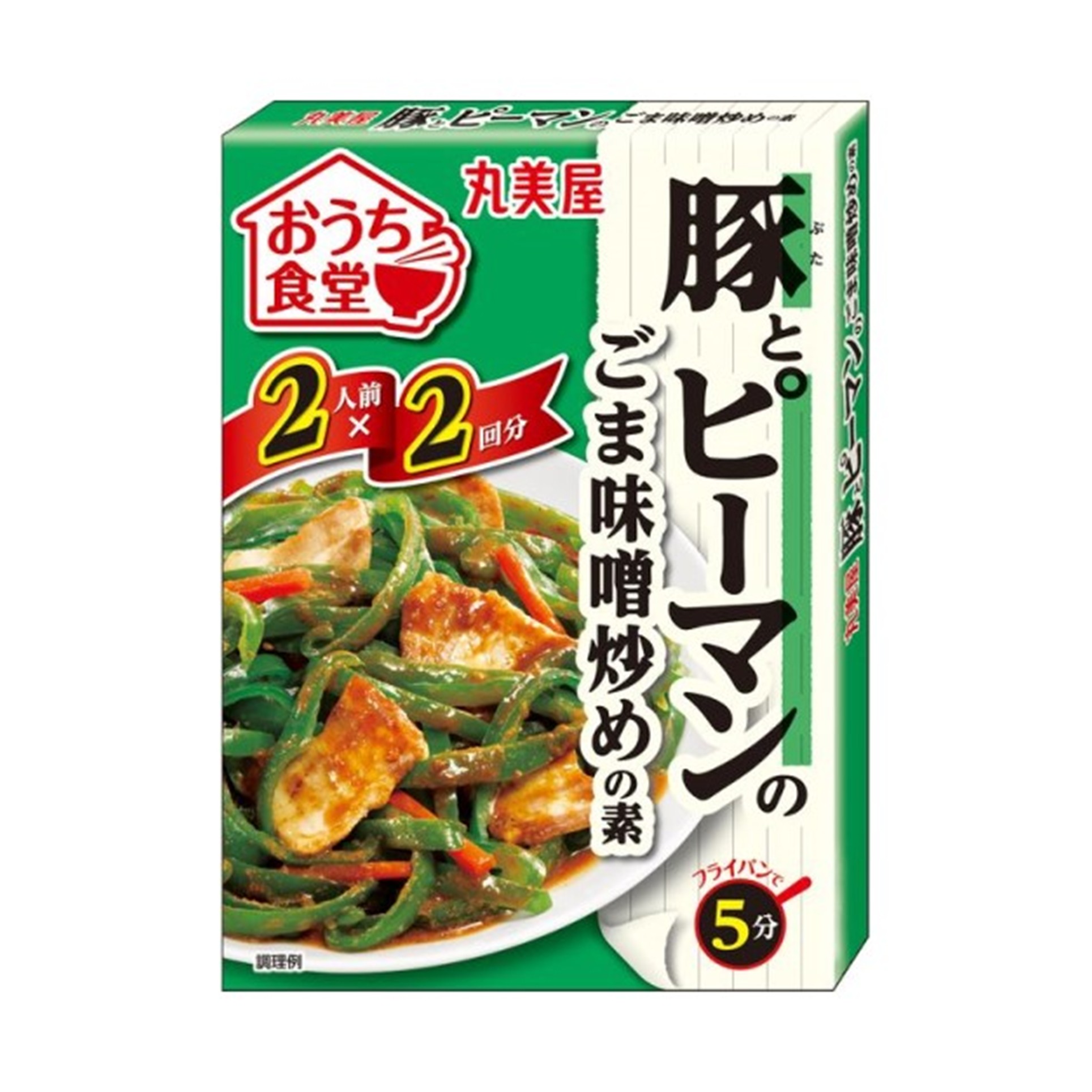 丸美屋 おうち食堂 豚とピーマン 140g (×10)|mvm-003-4902820217438-10 商品サムネイル