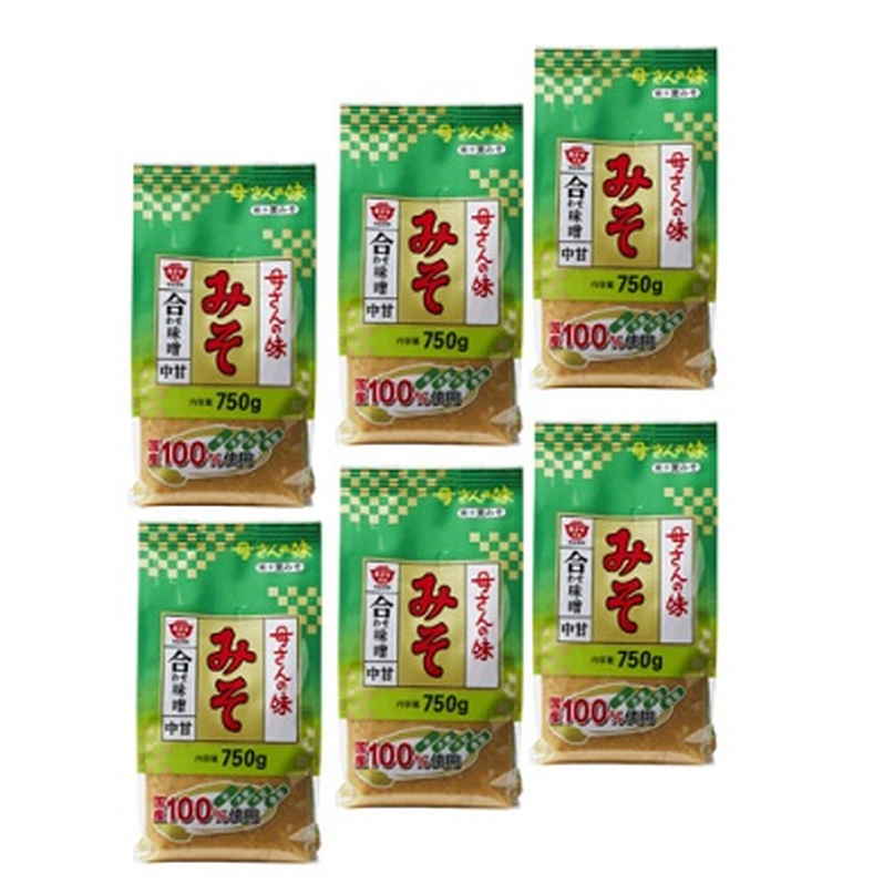 【広島の味】ますやみそ　母さんの味　合わせみそ　750g×6個セット 商品サムネイル