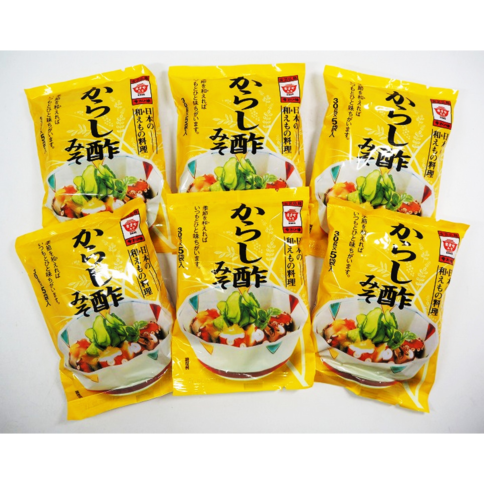 ますや 日本の和物辛子すみそ 5袋(×6)|mvm-4902826108129-003-6 商品サムネイル