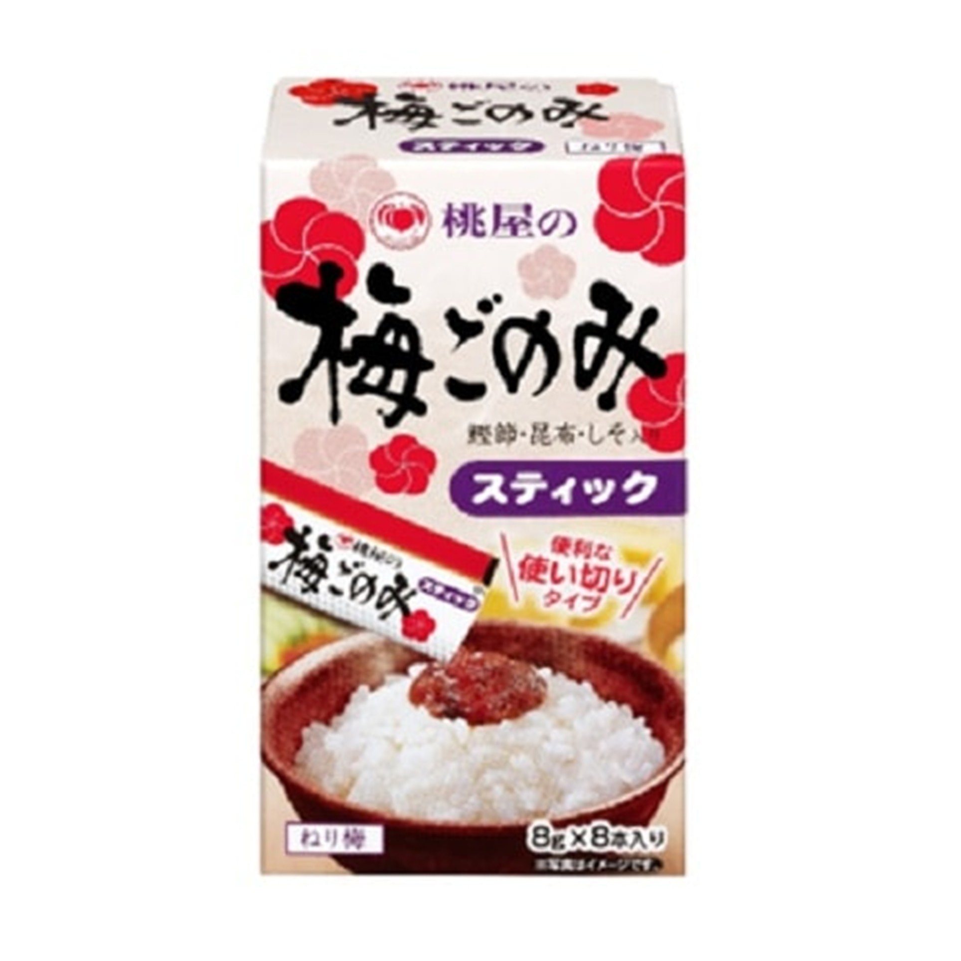 梅ごのみスティック 8g×8P(×6)|mvm-4902880051515-005-6 商品サムネイル