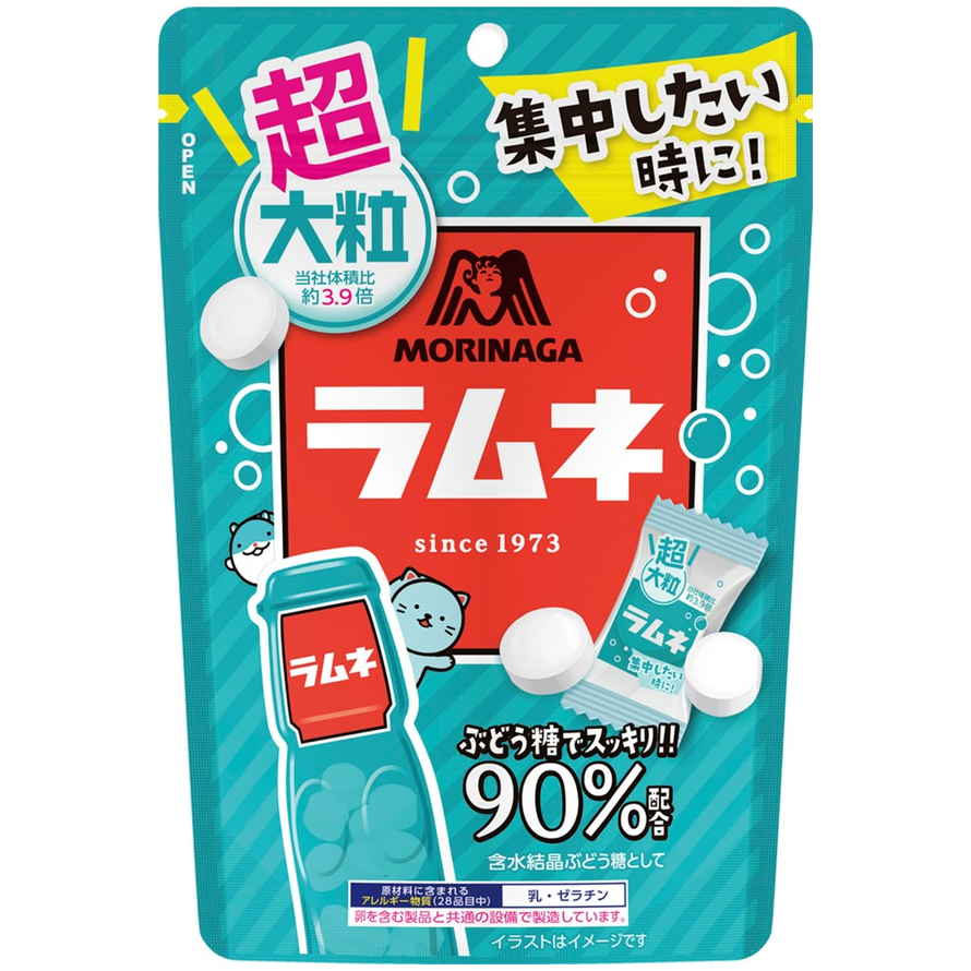 森永製菓 超大粒ラムネ　６０ｇ　(×6)|mvm-001-4902888261053-6 商品サムネイル