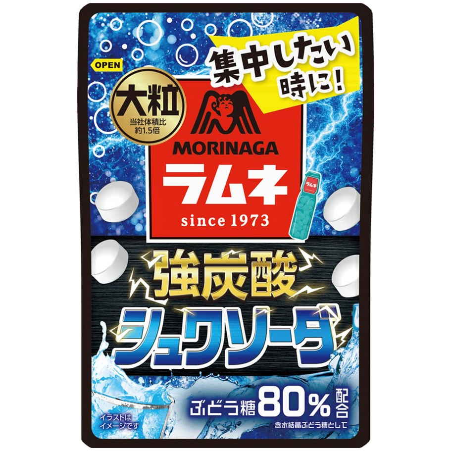 森永製菓 大粒ラムネ強炭酸ソーダ　２５ｇ　(×10)|mvm-001-4902888264894-10 商品サムネイル