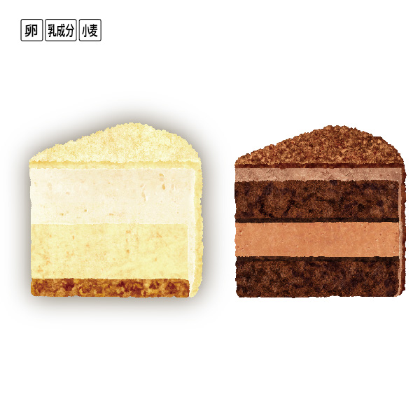 ミッフィー&メラニ― チーズとショコラのクリスマスケーキ 商品画像(1)