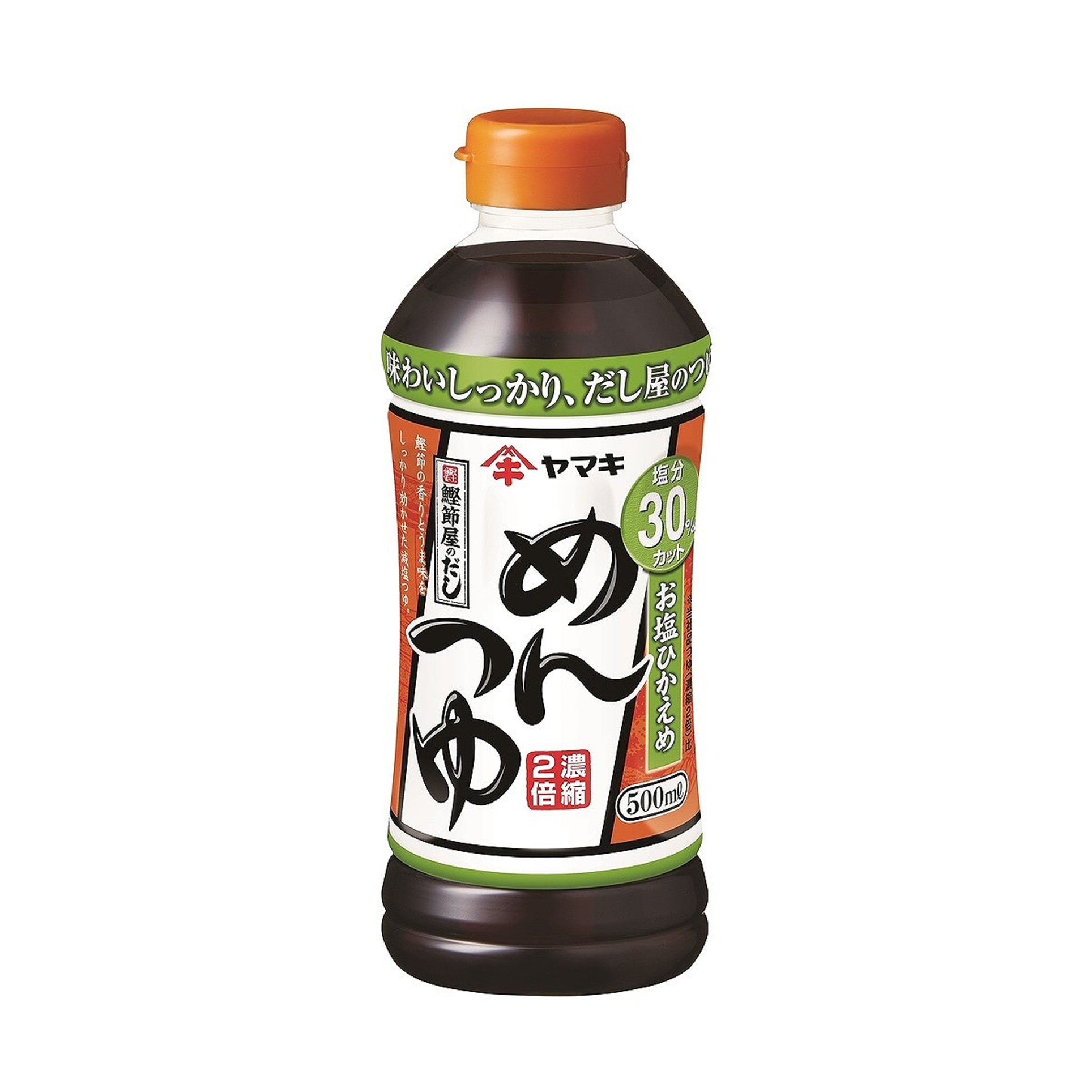 お塩ひかえめめんつゆ500 500ml(×12)|mvm-4903065272008-003-12 商品サムネイル