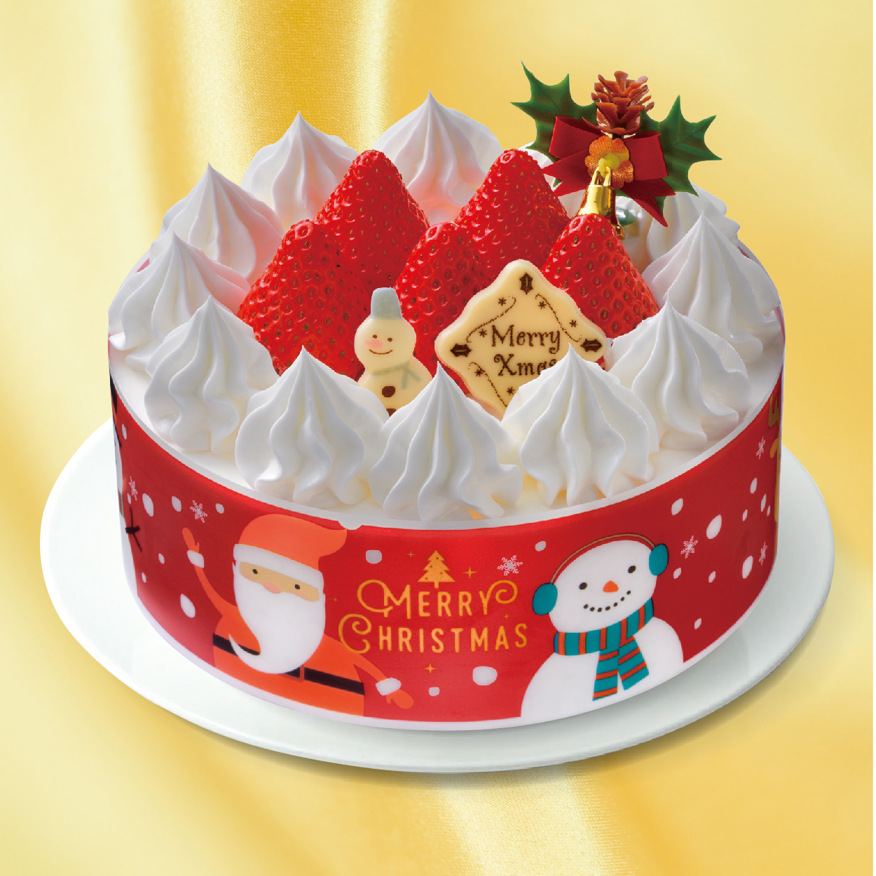 【クリスマス】ヤマザキ　生ケーキ5号　【A1006】 商品サムネイル