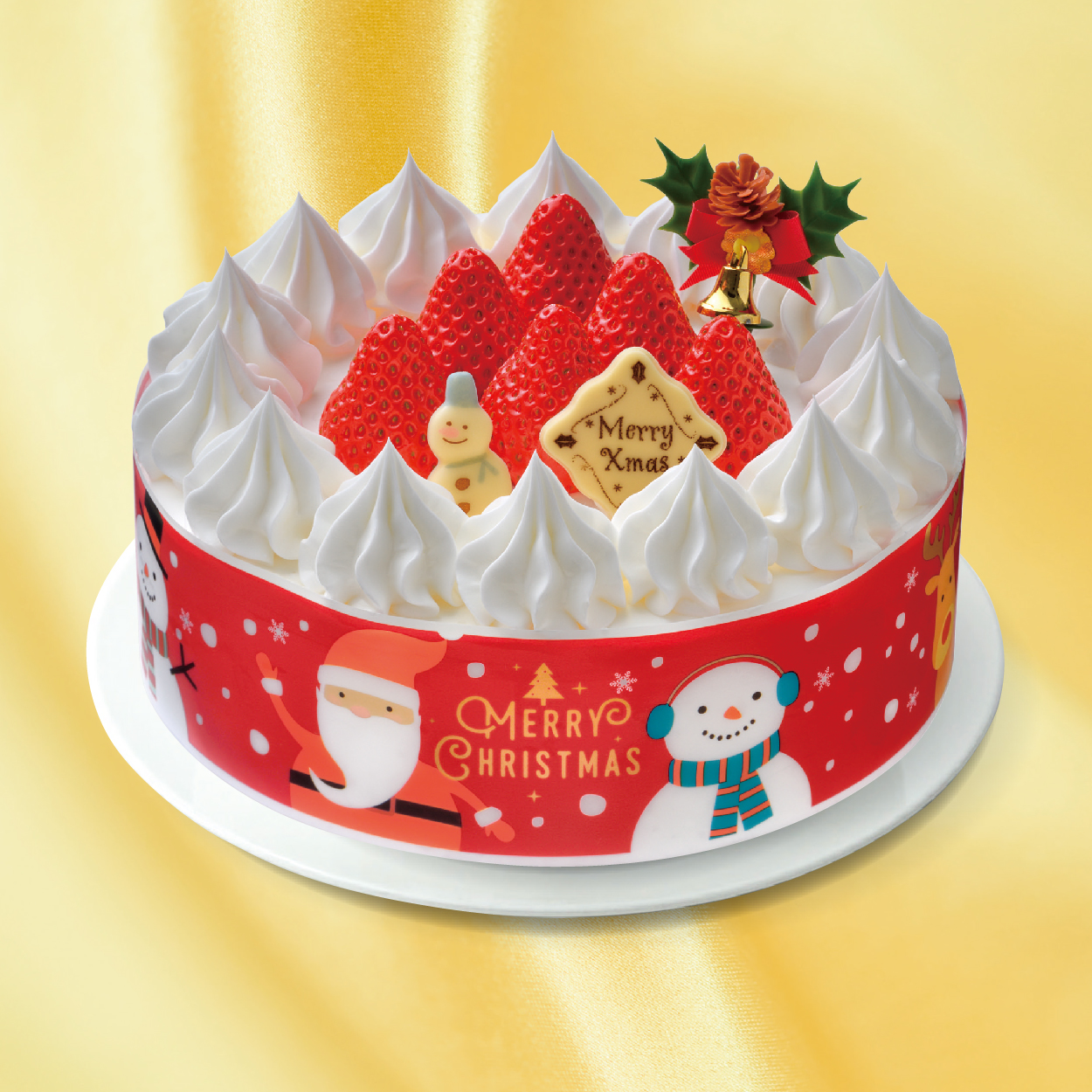 【クリスマス】ヤマザキ　生ケーキ6号　【A1007】 商品サムネイル