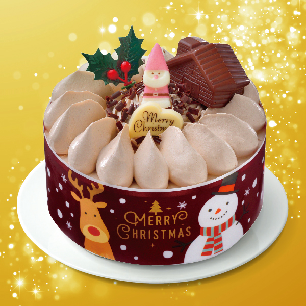 [ヤマザキ] クリスマス　カフェオレケーキ４号【A1008】【クリスマス】 商品サムネイル