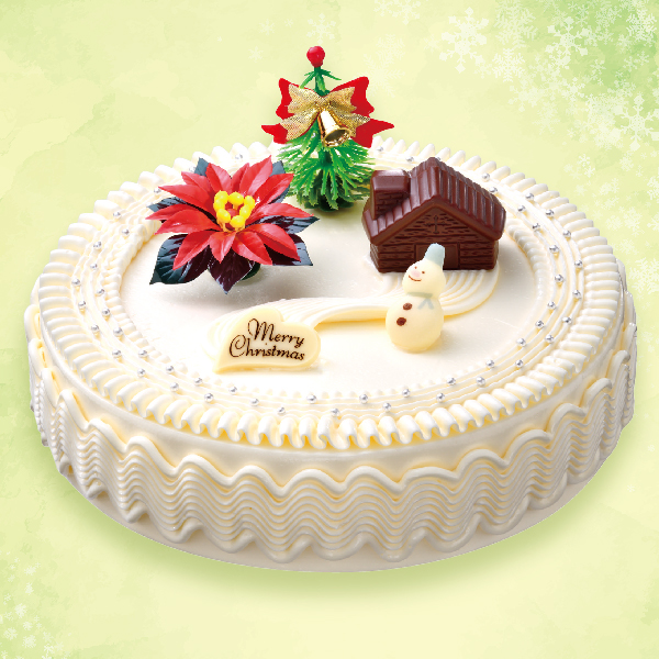 [ヤマザキ] クリスマス ホワイトケーキ６号【A1029】【クリスマス】 商品サムネイル