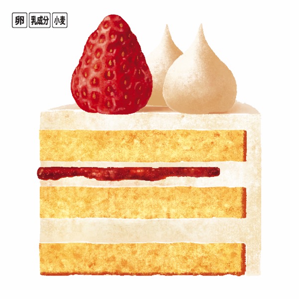 ラ・フレーズ 苺ショートケーキ4号【M0001】 商品画像(1)