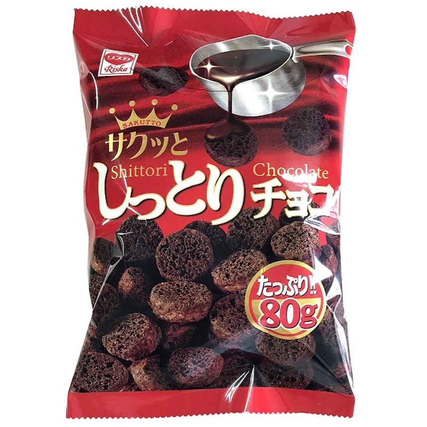 リスカ しっとりチョコ　８０ｇ　(×15)|mvm-001-4903326112173-15 商品サムネイル