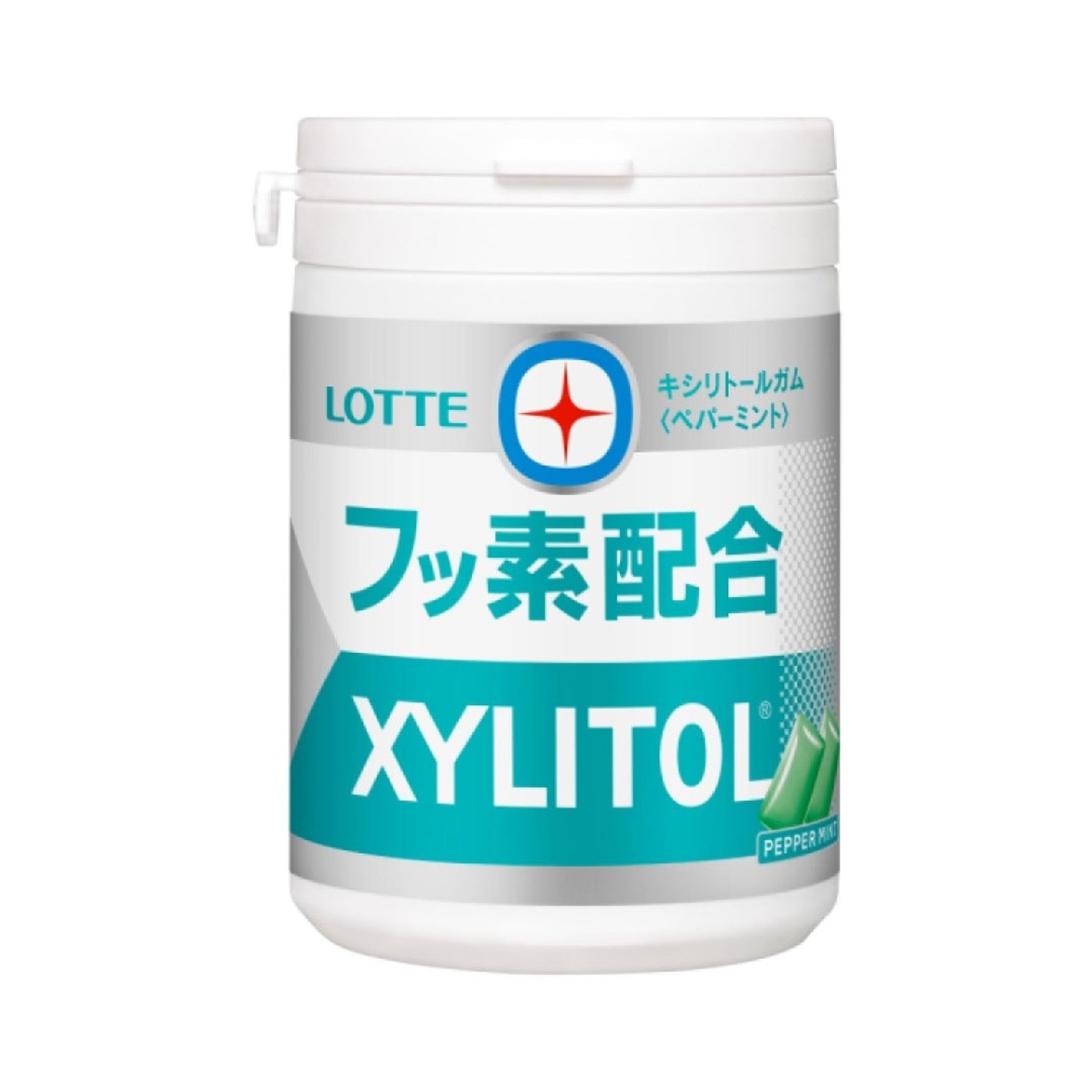 キシリトールガムフッ素ペパーミン 125g(×6)|mvm-4903333276134-001-6 商品サムネイル