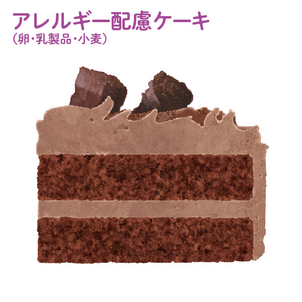 タカキベーカリー 卵と乳と小麦不使用のクリスマスチョコレートケーキ 商品画像(1)