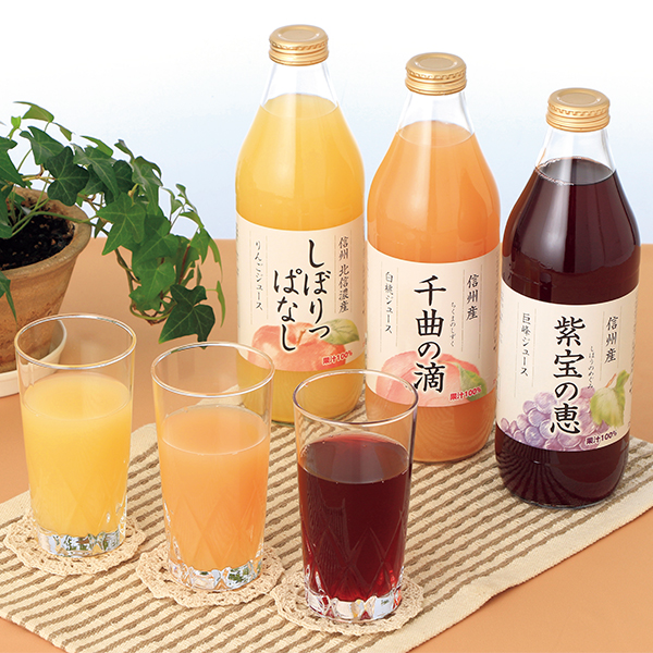 ☆【早得】寿高原食品 信州寿果樹園こだわりジュースセット 【116107】 商品サムネイル