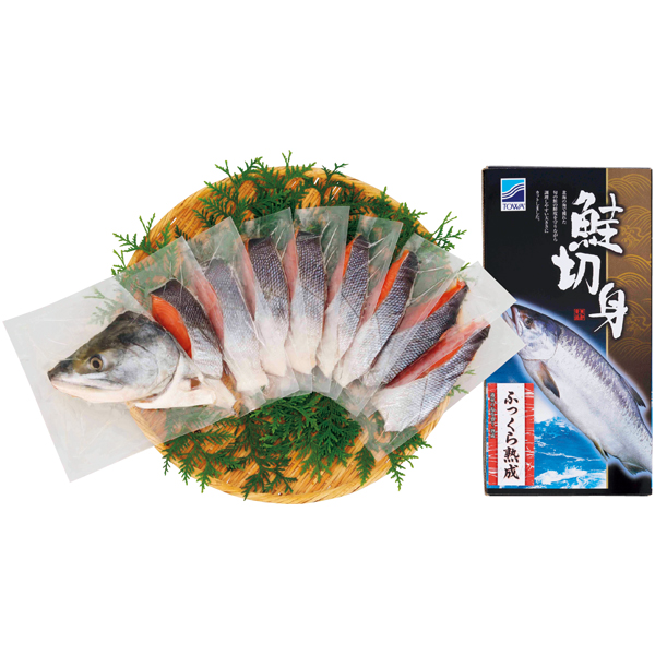 【冬ギフト】東和食品 ふっくら熟成新巻鮭 半身（甘塩味）【033044】 商品サムネイル