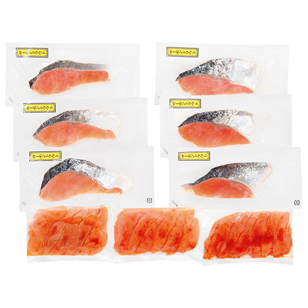 ☆[北海道 東和食品]青森サーモンと辛子明太子【146038】 商品サムネイル