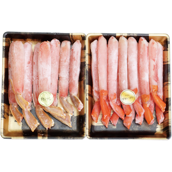 生ずわいがに紅ずわいがにしゃぶしゃぶ用セット（250g＋250g）【冬】【035015】 商品サムネイル